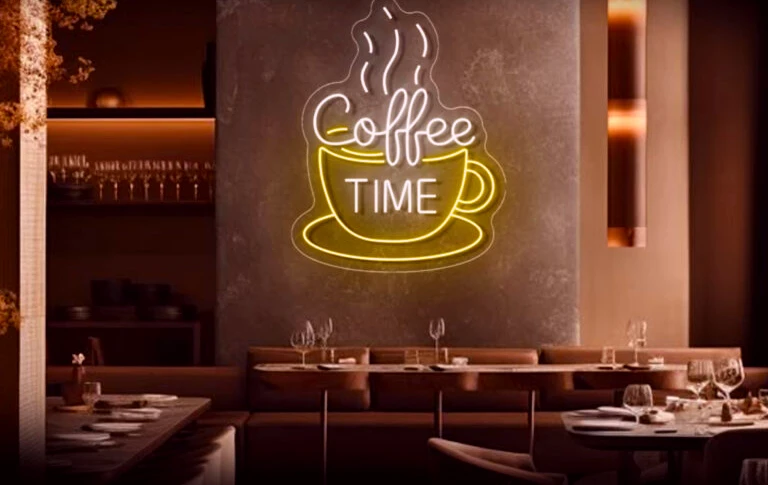 ديكورات كافيهات غير مكلفة مضيئة