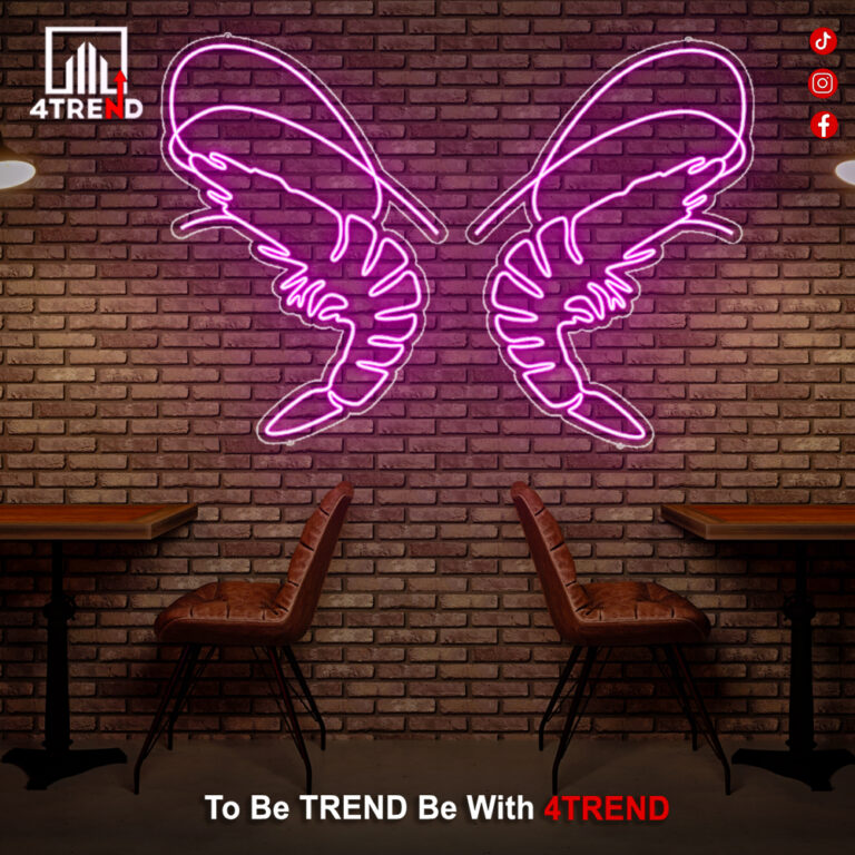 لافتة نيون ليد – ديكور لمطعم الاسماك
