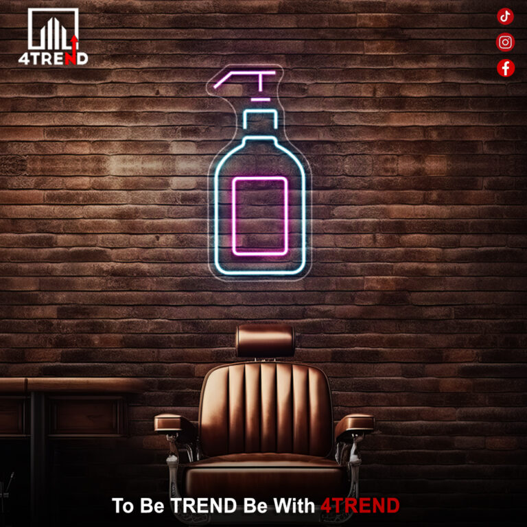 لافتة نيون – ديكور صالون حلاق