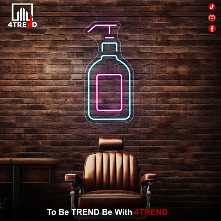 لافتة نيون – ديكور صالون حلاق