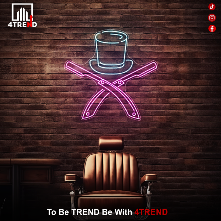 لافتة نيون – ديكور لـ صالون الحلاقة