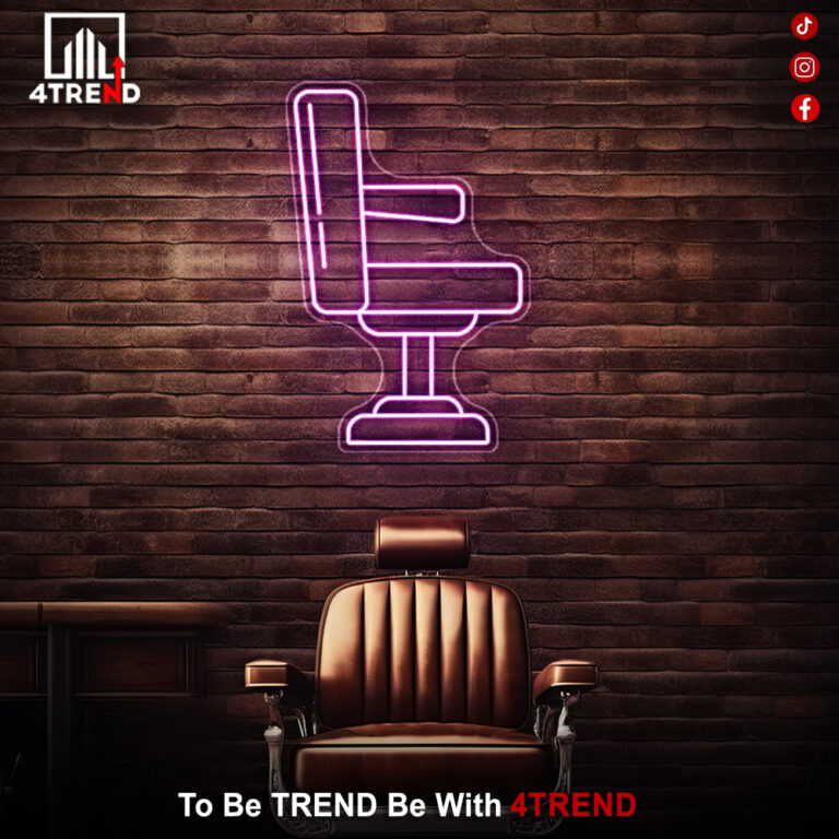 لافتة نيون ليد – ديكور لـ صالون حلاقة