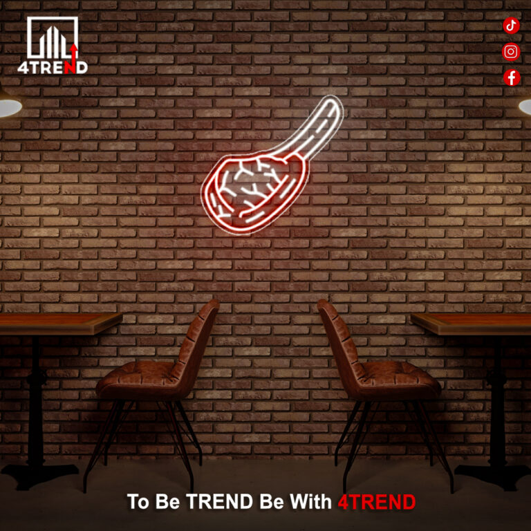 لافتة نيون ليد – ديكور لمطعم كبابجي