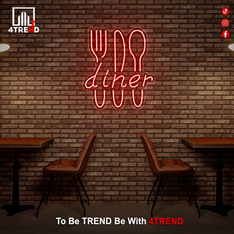 لافتة نيون ليد – ديكور لمطعم