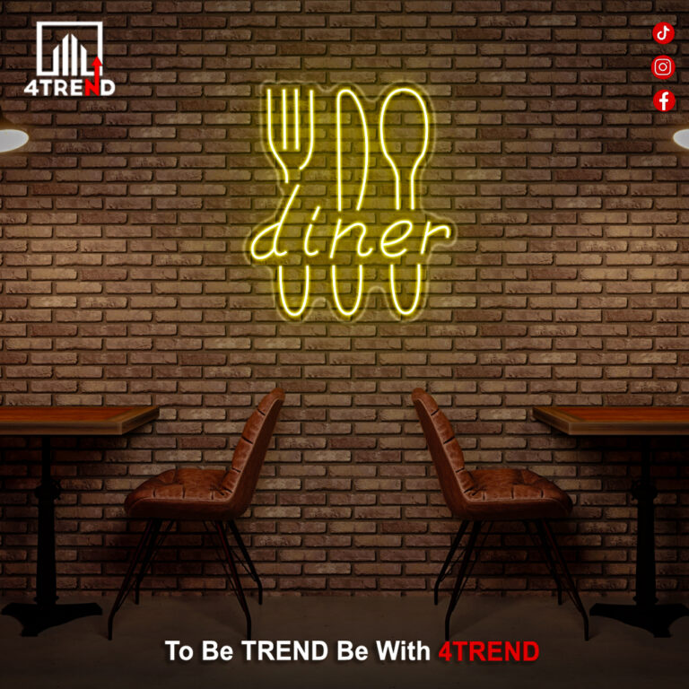 لافتة نيون ليد – ديكور لمطعم