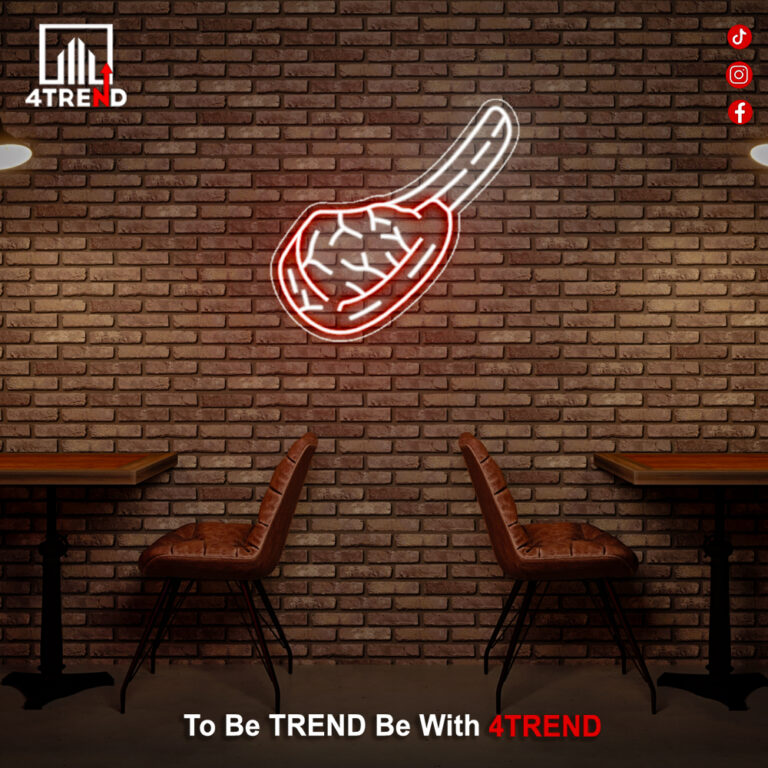 لافتة نيون ليد – ديكور لمطعم كبابجي