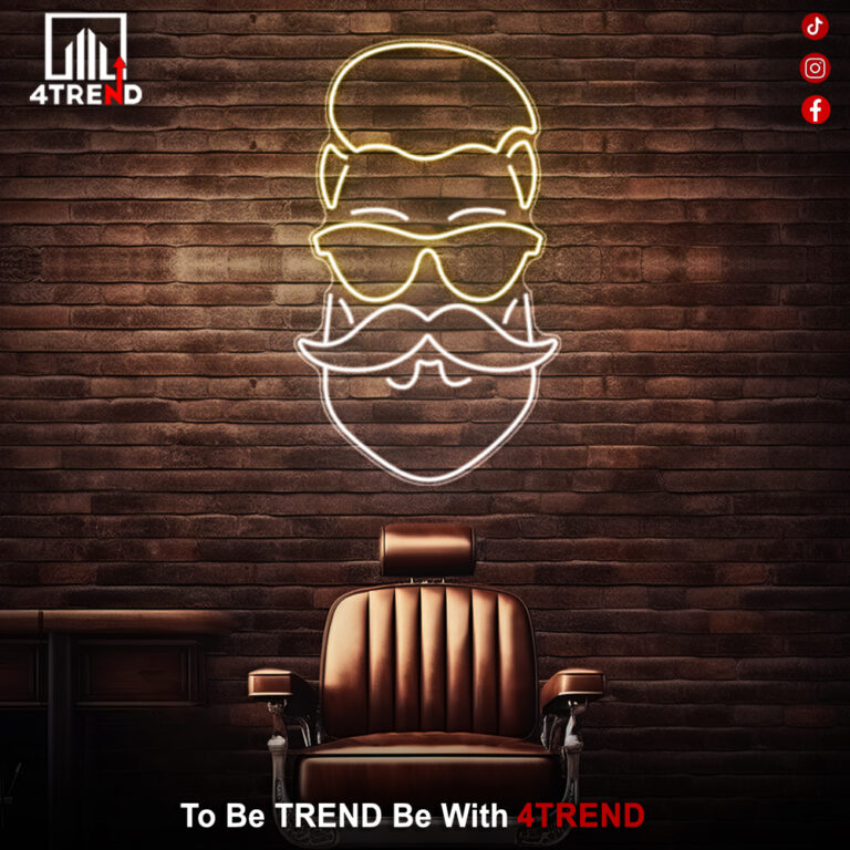لافتة نيون ليد– ديكور صالون حلاق