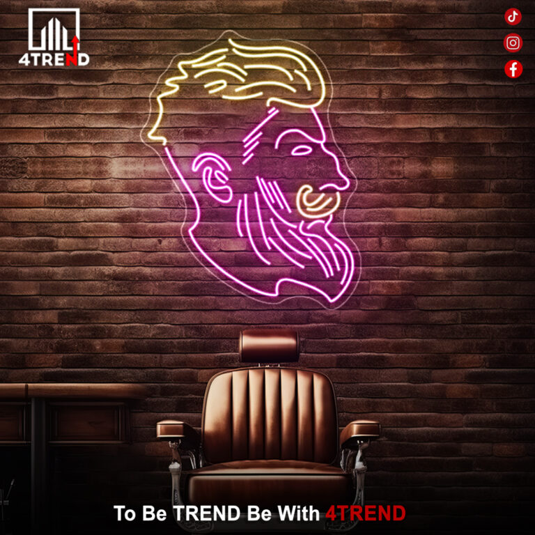 لافتة نيون – ديكور صالون حلاق