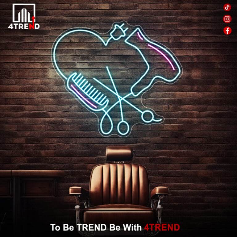 لافتة نيون – ديكور لـ صالون الحلاق