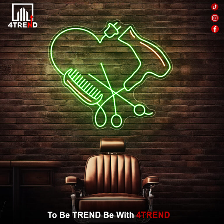 لافتة نيون – ديكور لـ صالون الحلاق