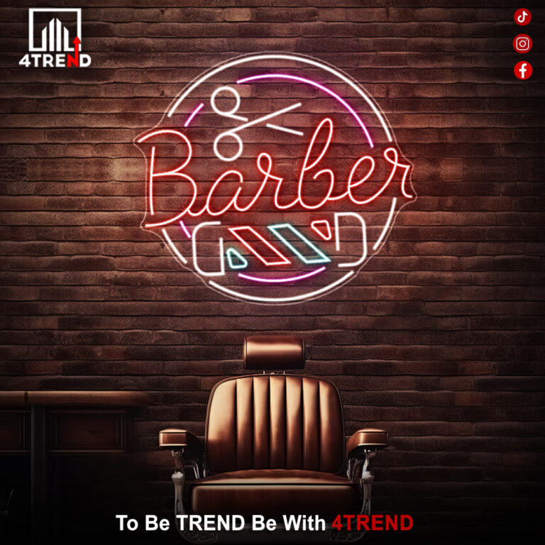 لافتة نيون ليد– ديكور صالون حلاق