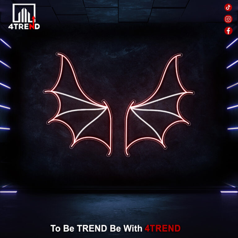 ديكور نيون "اجنحة نيون"