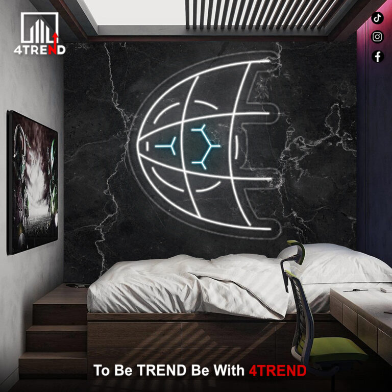 لافتة نيون " مرمي كرة قدم" - ديكور الملاعب و النوادي