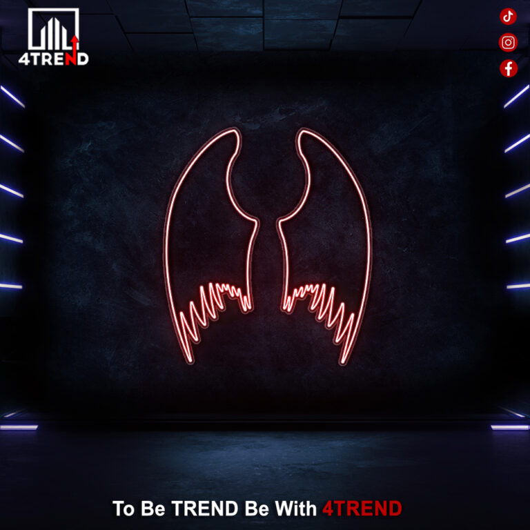 اجنحة ملاك نيون ليد - ديكور نيون