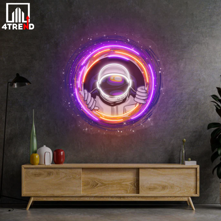 Astronauts Black Holes LED Neon Sign Light Pop Art (5)