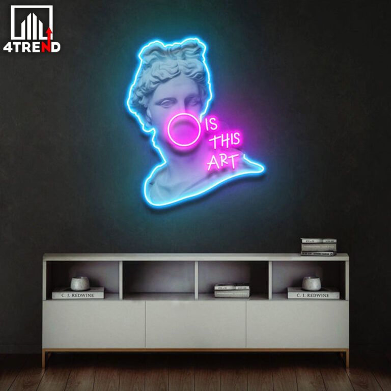 لافتة نيون للديكور - لوحة أكريليك مضيئة