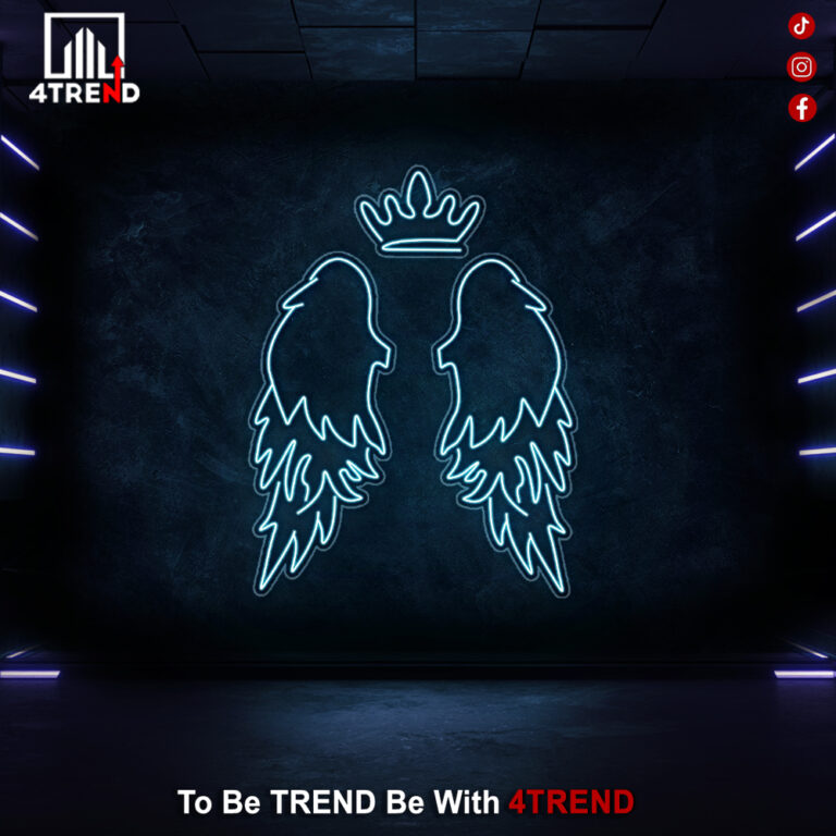 اجنحة نيون مضيئة - ديكور للتصوير