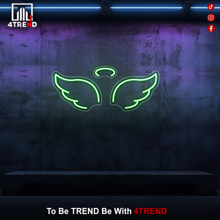 ديكور أجنحة نيون ليد