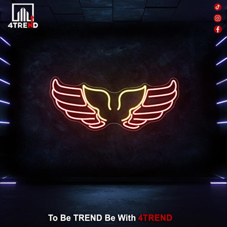 جناحات نيون ليد - ديكور للتصوير