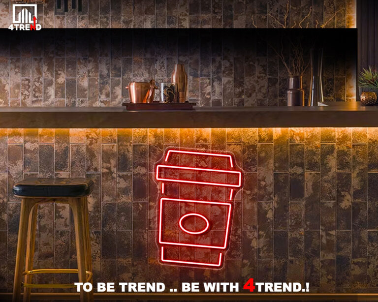 ديكور نيون للكافيهات