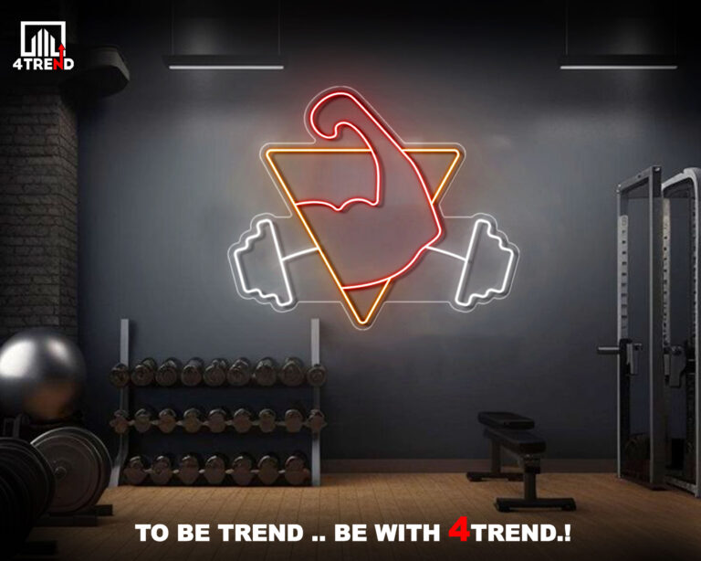 لافتة نيون LED لصالة الجيم