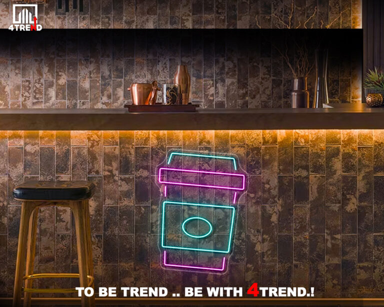 ديكور نيون للكافيهات