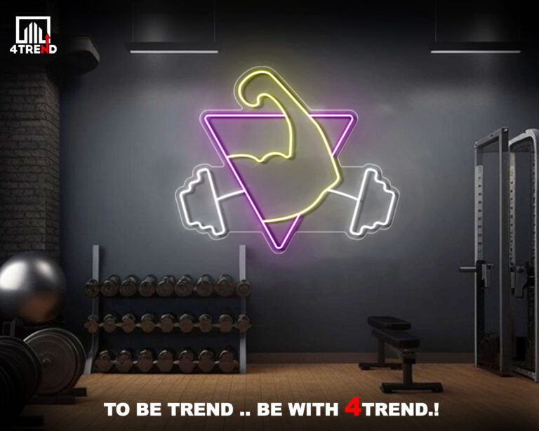 لافتة نيون LED لصالة الجيم