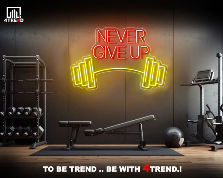 تصميمات نيون حديثة لصالة الجيم