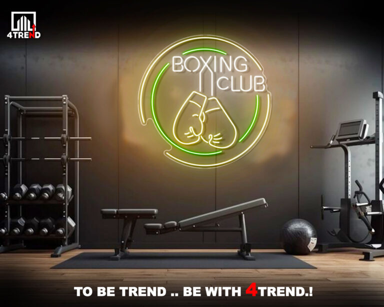 لافتة نيون - ديكور للجيم و النوادي