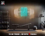 لوحة نيون ديكورية مبتكرة لصالة GYM