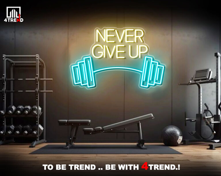 تصميمات نيون حديثة لصالة الجيم