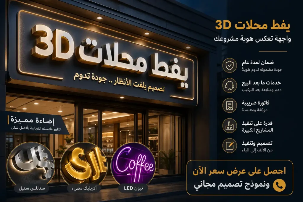يفط محلات 3d